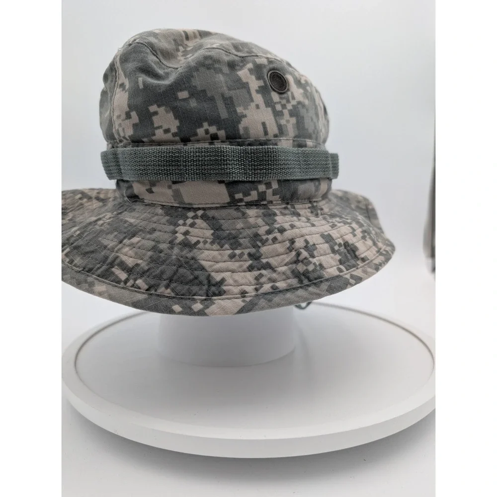 US Army ACU UCP Digital Camo Boonie Hat Size 7.25 Medium Type IV Sun Hat